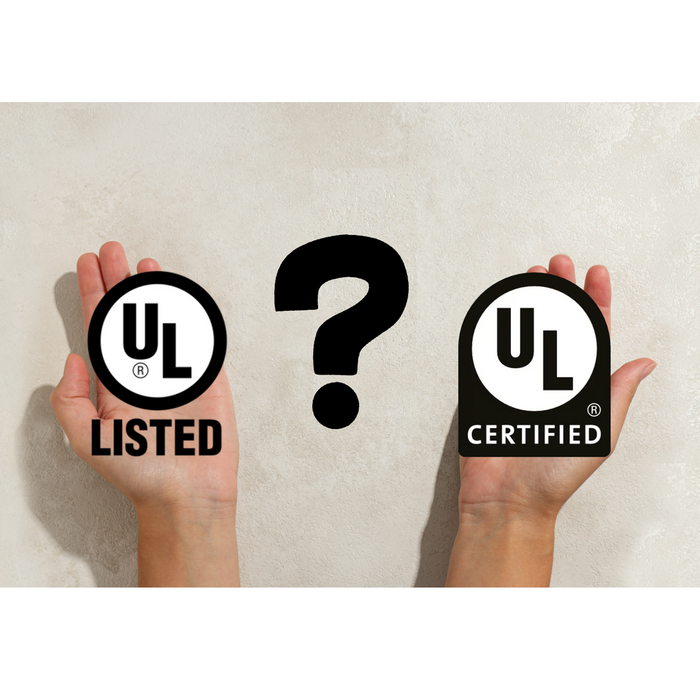 What is the difference between UL Recognized and UL Listed?