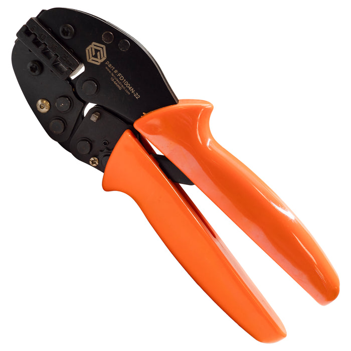 FD1004N-22 - 10 to 4 AWG Wire Ferrules Crimping Tool, Wide Crimp, Trapezoidal Crimp - 1 Piece