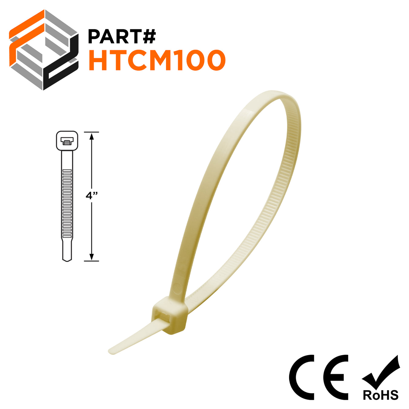 High Temperature Resistant Cable Ties