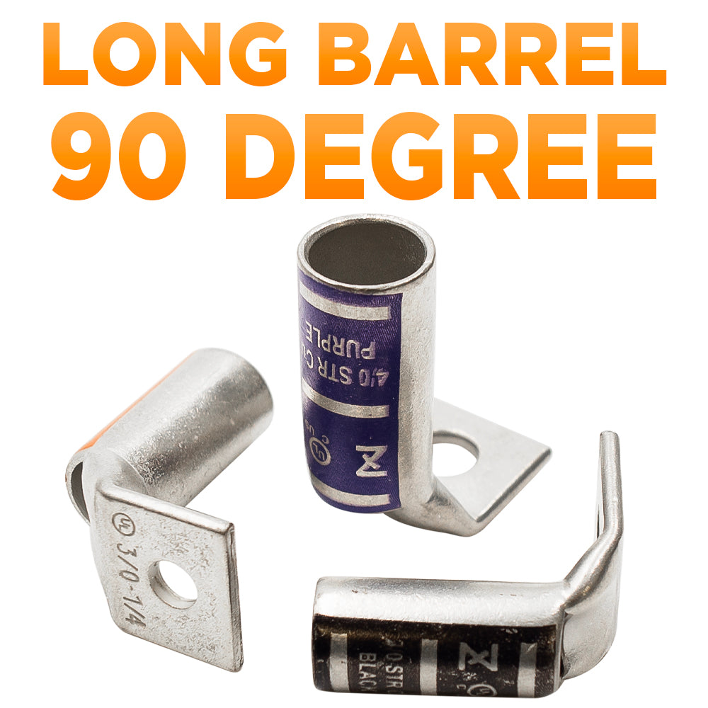 Long Barrel Lugs (90-Degree)