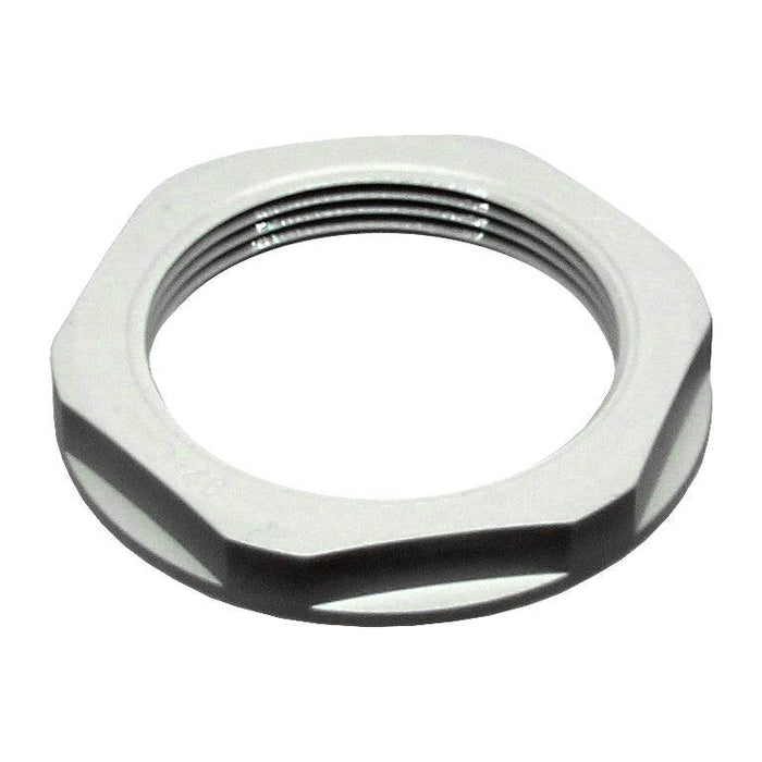 PG29LN-G - Nylon PG29 Lock Nut - Gray - Ferrules Direct