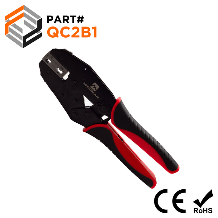 QC2B1 - Snap-n-Crimp Wire Ferrule Crimping Tool - 4-2 AWG - Ferrules Direct