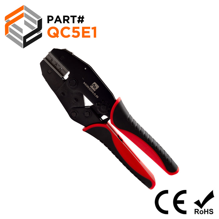 QC5E1 - Snap-n-Crimp Open Barrel Terminal Crimping Tool - 26-18 AWG - Ferrules Direct