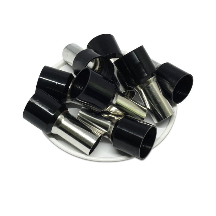 AX560022 - 0 & 1/0 AWG  Insulated Ferrule - 22mm Black - Ferrules Direct