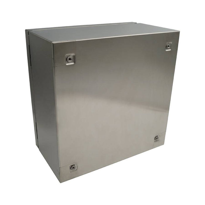 MPGamma CPN383821 Solid Door Cabinet, Size: 15"x 15" x 8", 304 Stainless Steel, UL Listed - Ferrules Direct