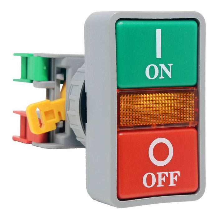 DPB30-1O/C - Double Push Button - 2 Contact (1O/C) - 30mm - 110V