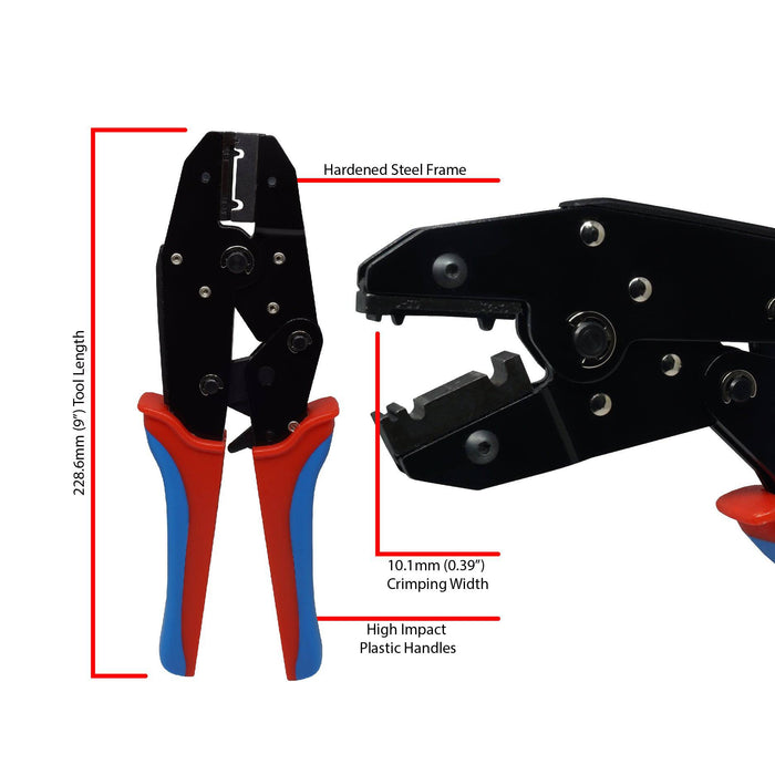 FDT10050 - Non Insulated Ring Tongue Flag Terminals  22-14 AWG - Ferrules Direct