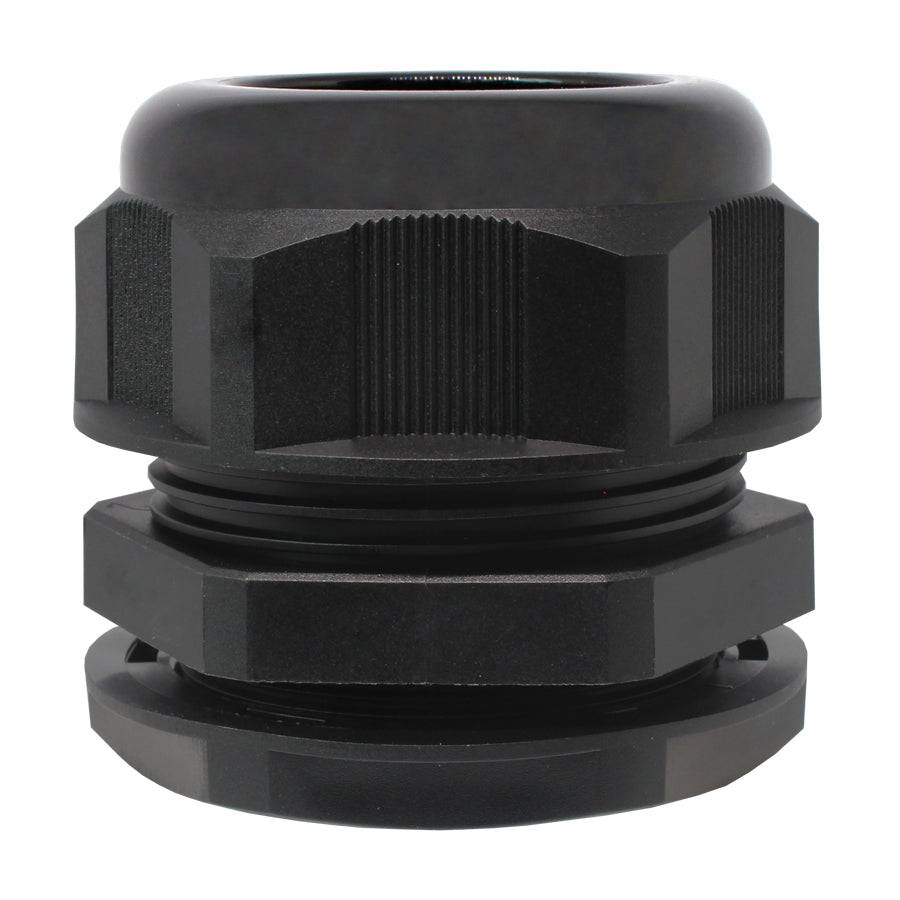 M5038B - M50x1.5 Nylon Metric Cable Gland - 32-38mm - Black - Ferrules Direct