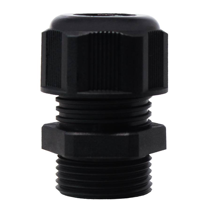 PG13.5 Nylon Cable Glands - 6-12mm - Black - PG13512BK - Ferrules Direct