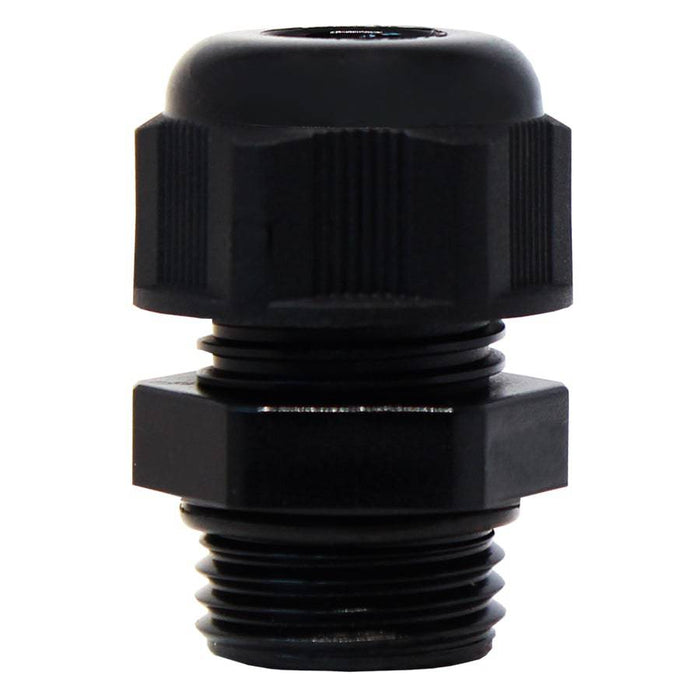 P0908B - PG9 Thread Nylon Cable Gland, Black, Range: 3/16