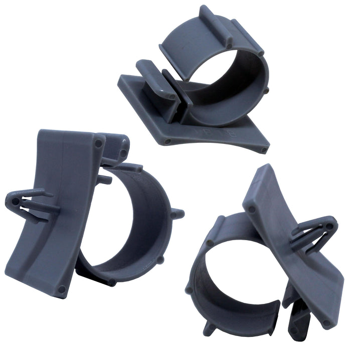 PTS1214 Push Mount Cable Clamps - Diam. 12-14mm - Gray - Ferrules Direct